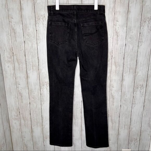 Soft Surroundings Straight Black Jeans D5 - Picture 3 of 4